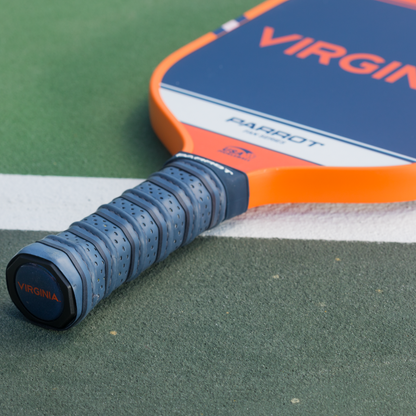 Virginia Cavaliers Sport Plus pickleball paddle on the court