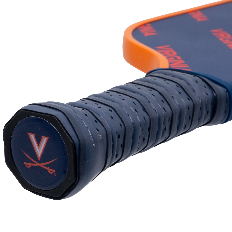 Virginia Cavaliers pickleball paddle handle logo
