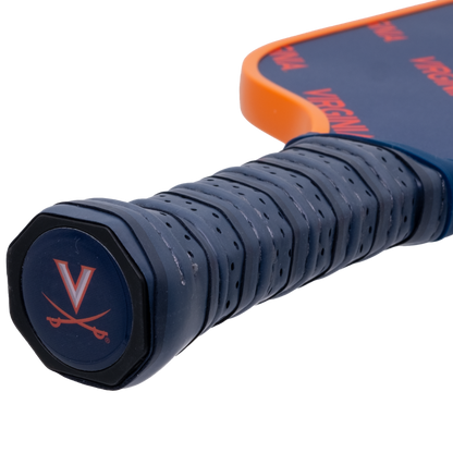Virginia Cavaliers pickleball paddle handle logo