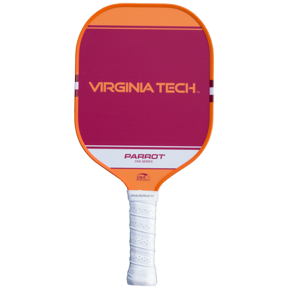 Virginia Tech Hokies Sport Plus pickleball paddle back view