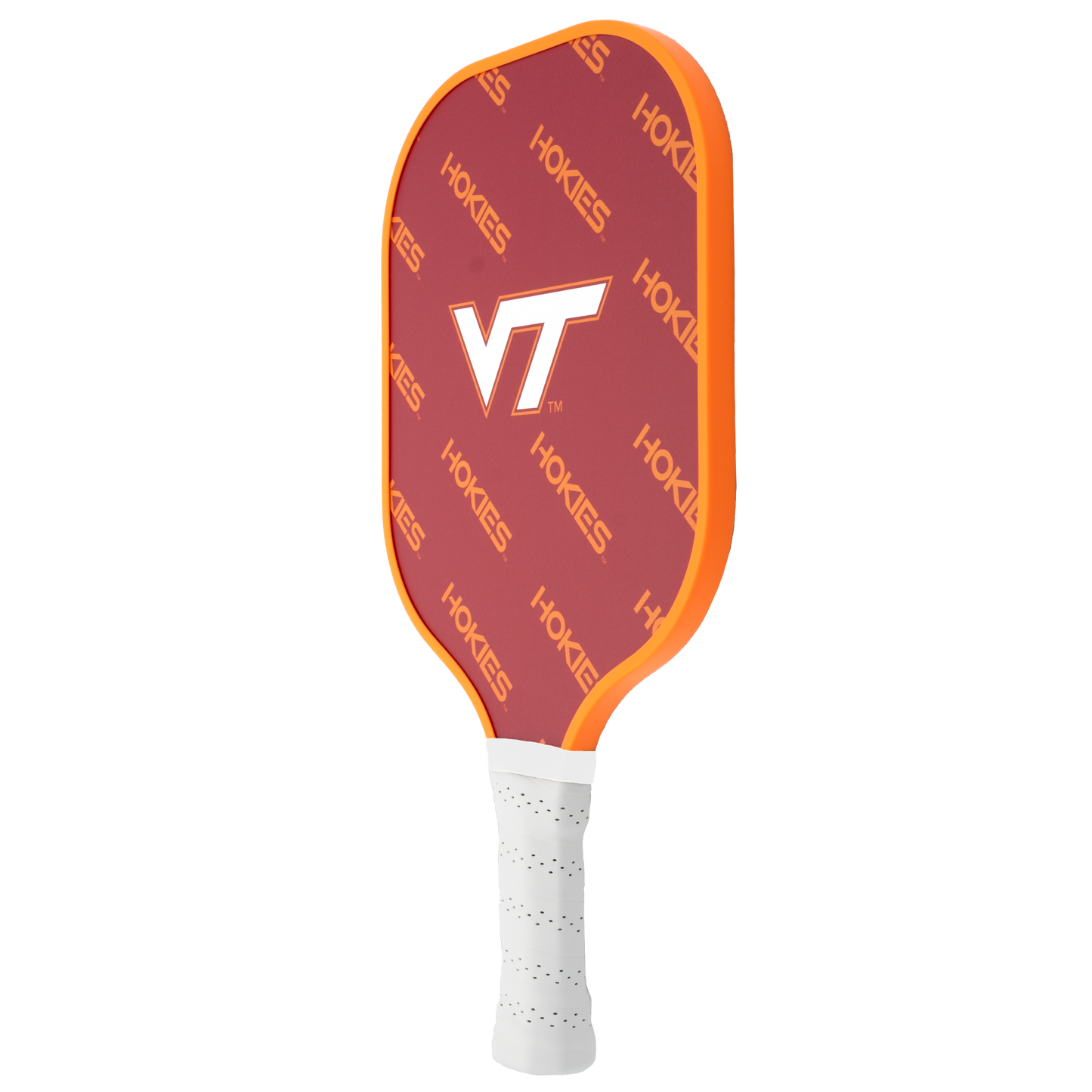 Virginia Tech Hokies pickleball paddle back view