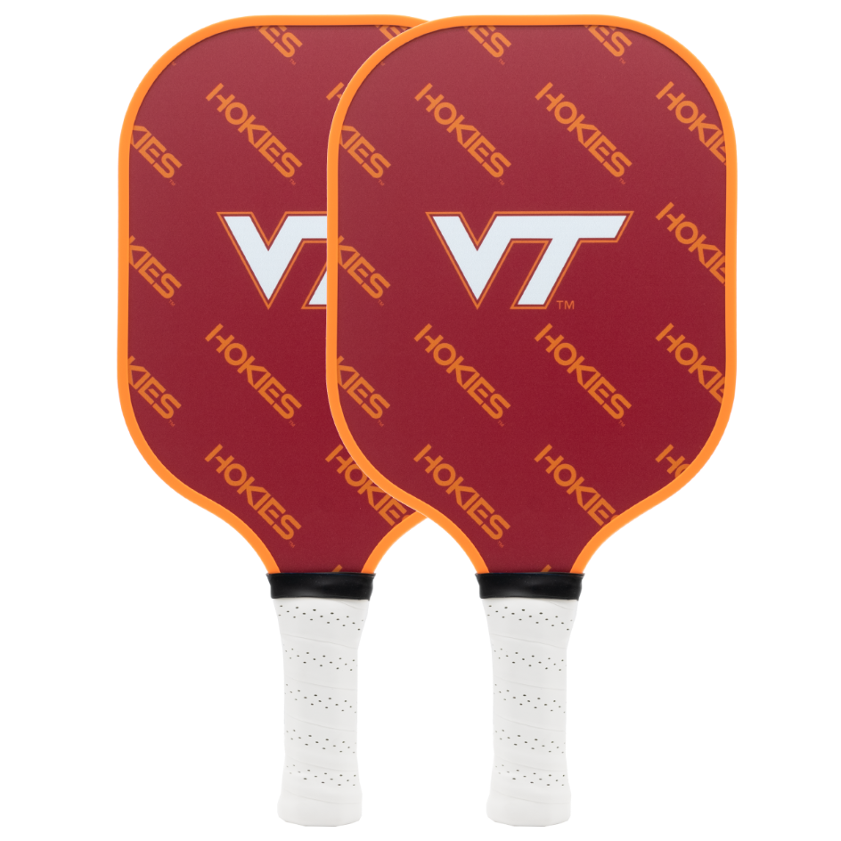 Virginia Tech Hokies pickleball paddle set