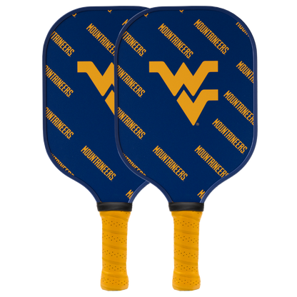 West Virginia Mountaineers pickleball paddle set