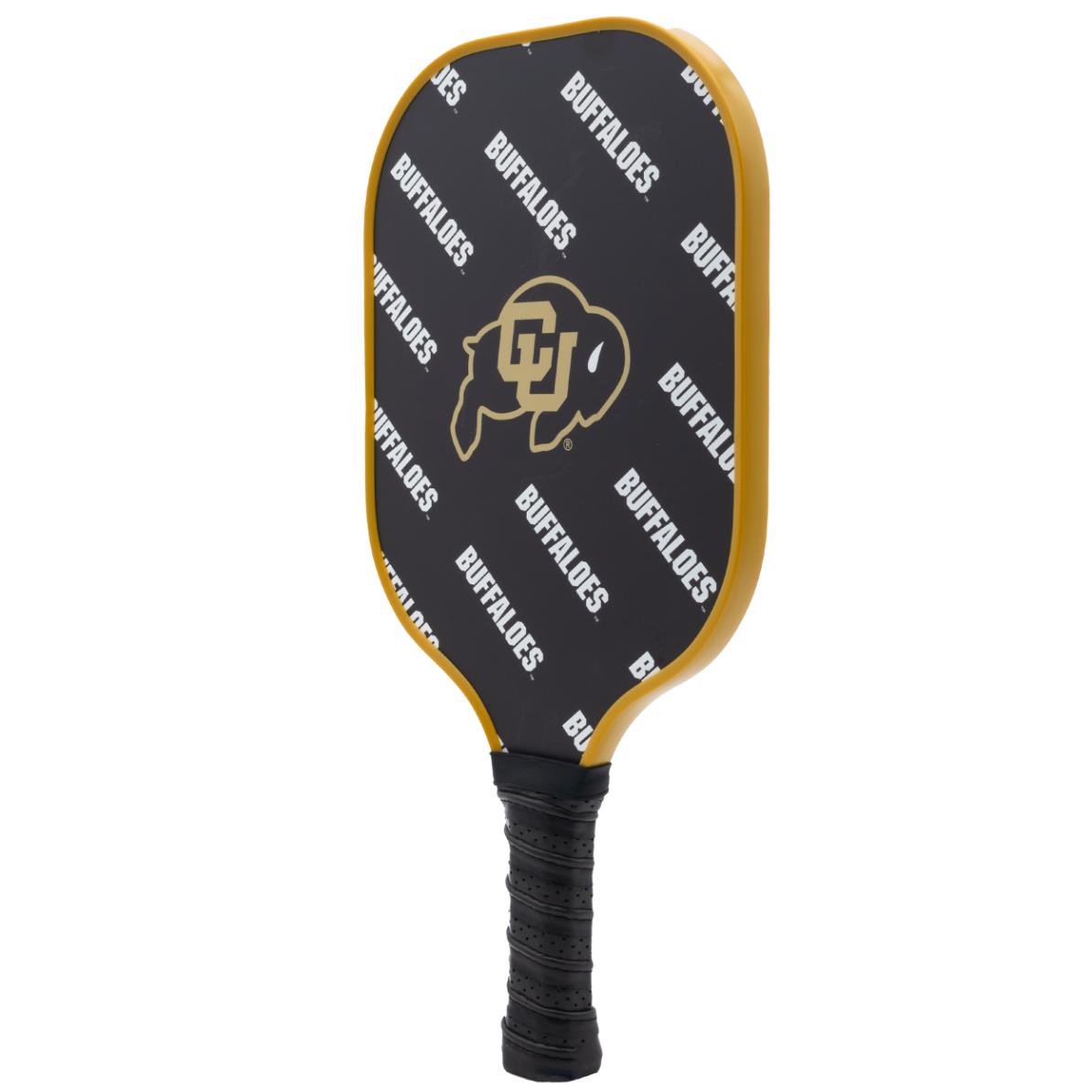 Colorado Buffaloes pickleball paddle back view