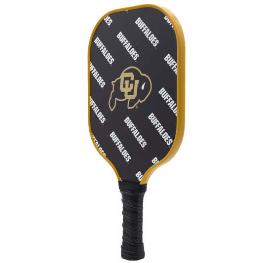 Colorado Buffaloes pickleball paddle back view