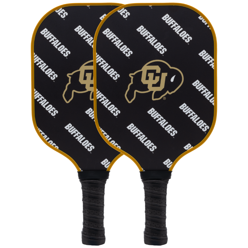 Colorado Buffaloes pickleball paddle set