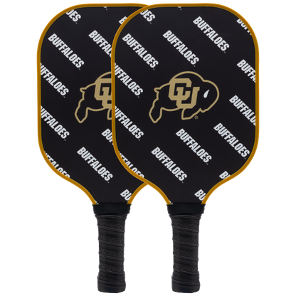 Colorado Buffaloes pickleball paddle set