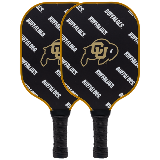 Colorado Buffaloes pickleball paddle set