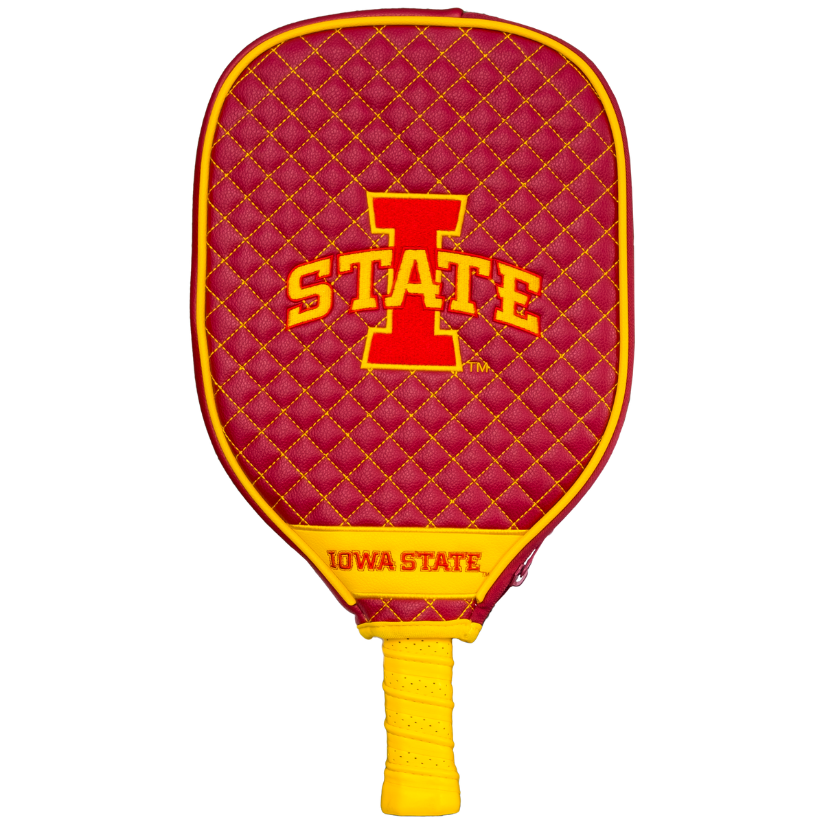 Iowa State Cyclones quilted pickleball paddle cover