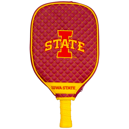 Iowa State Cyclones quilted pickleball paddle cover