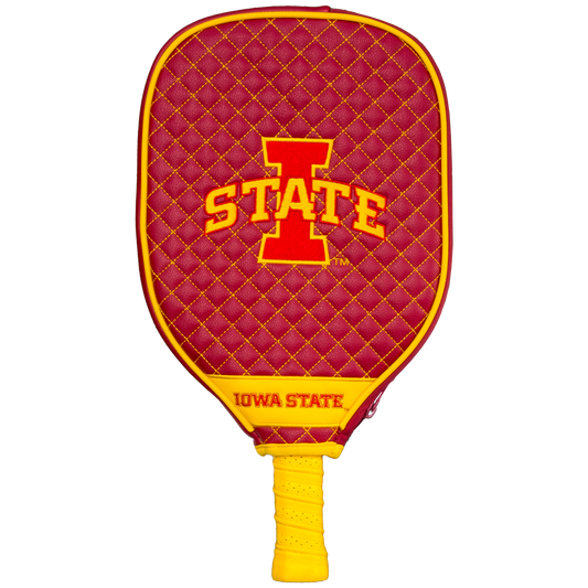 Iowa State Cyclones quilted pickleball paddle cover