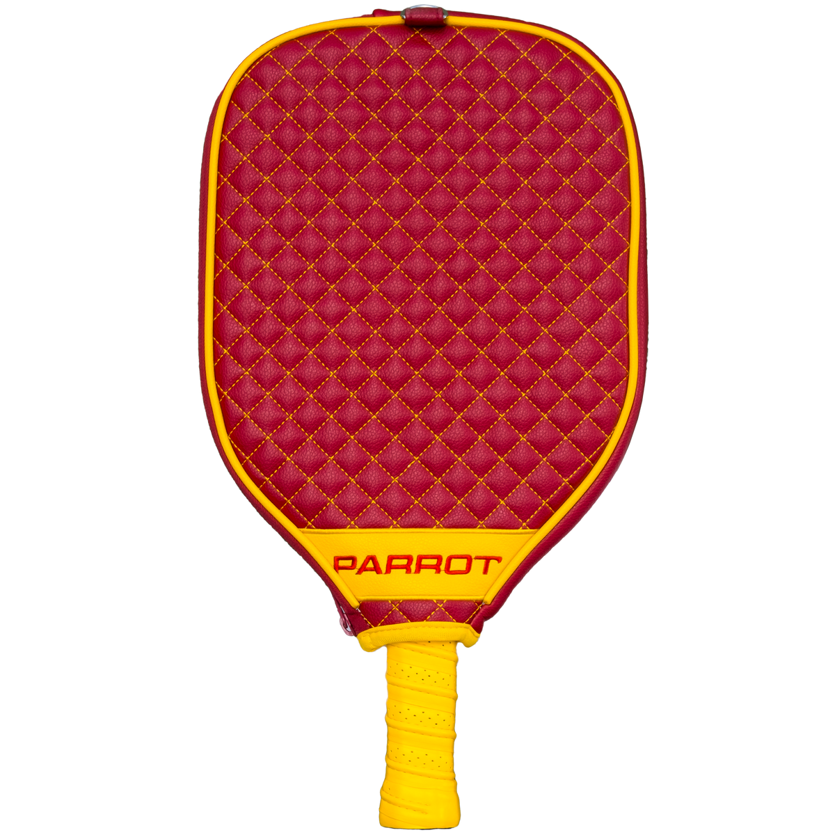 Iowa State Cyclones quilted pickleball paddle cover back view