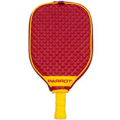 Iowa State Cyclones quilted pickleball paddle cover back view