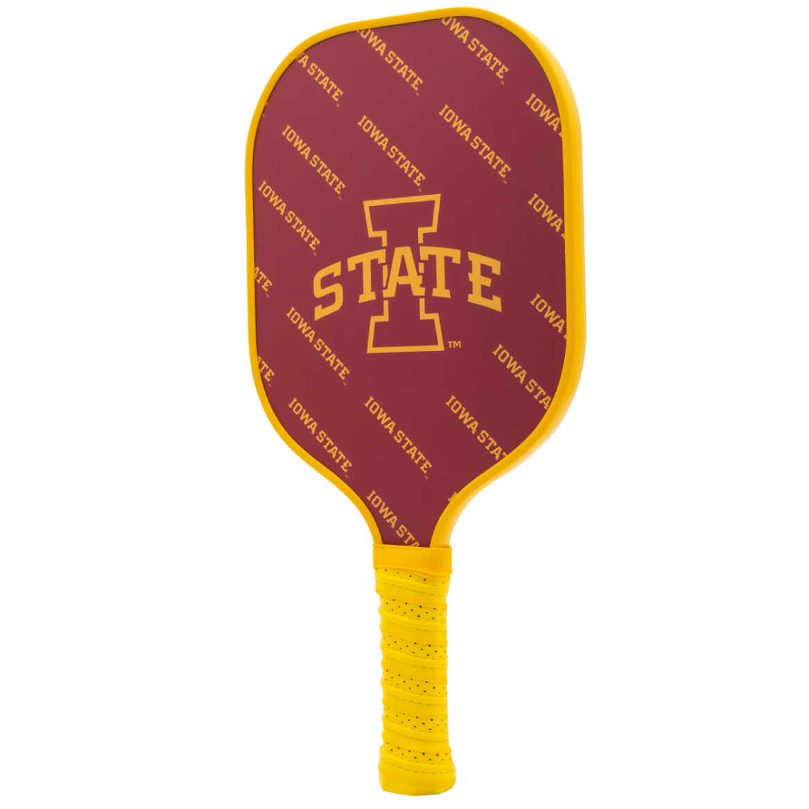 Iowa State Cyclones pickleball paddle back view