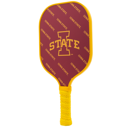 Iowa State Cyclones pickleball paddle back view