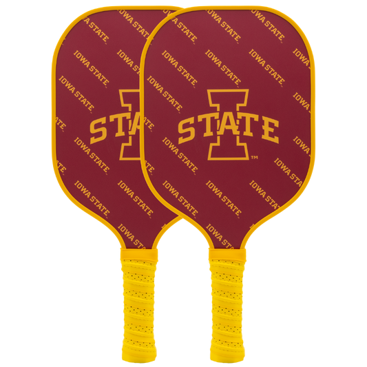 Iowa State Cyclones pickleball paddle set