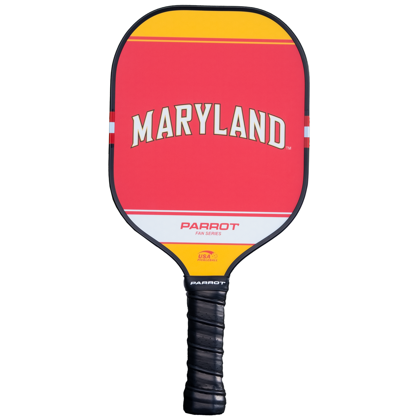 Maryland Terrapins Sport Plus pickleball paddle back view
