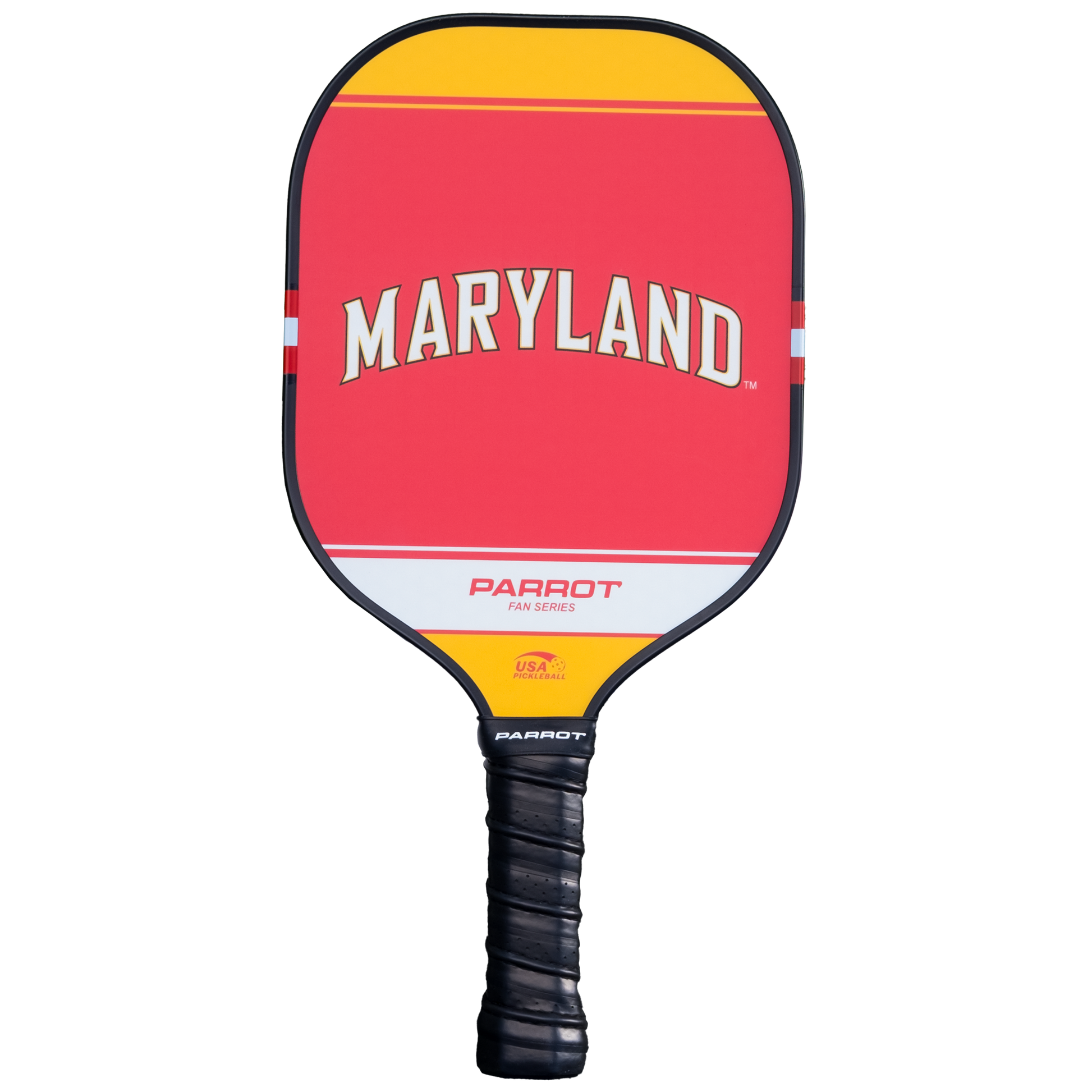 Maryland Terrapins Sport Plus pickleball paddle back view