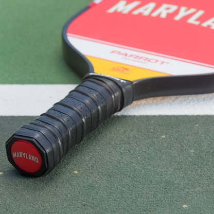 Maryland Terrapins Sport Plus pickleball paddle on the court