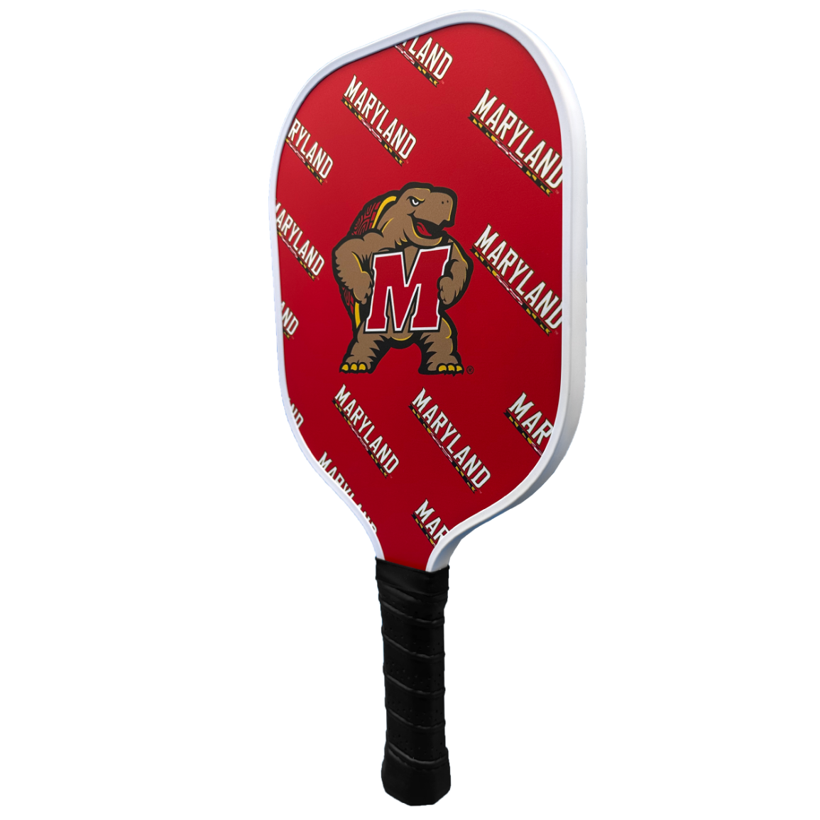 Maryland Terrapins pickleball paddle back view