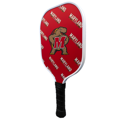 Maryland Terrapins pickleball paddle back view