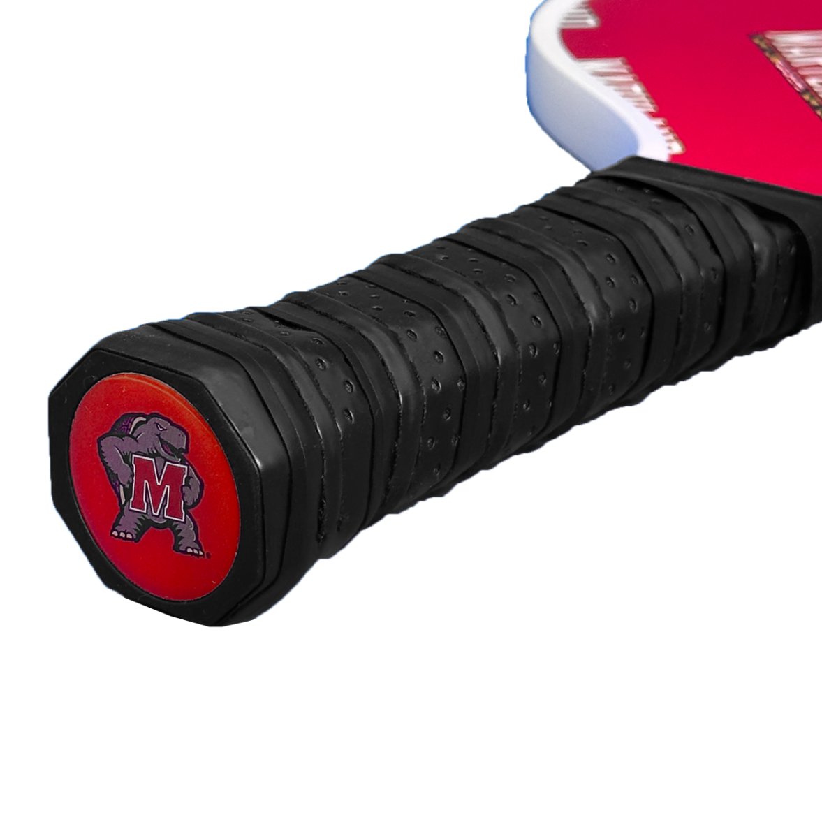 Maryland Terrapins pickleball paddle handle logo