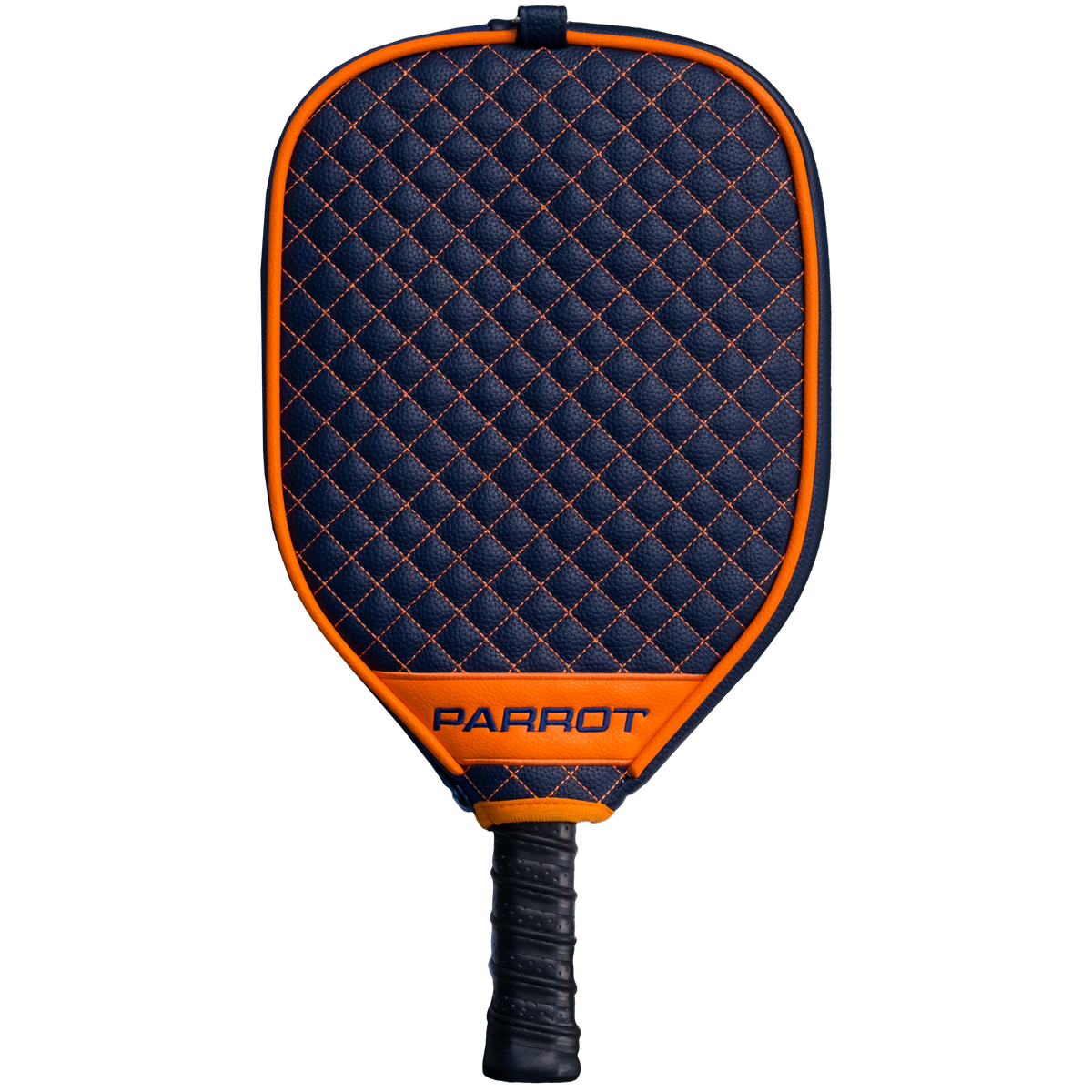 Syracuse Orange quilted pickleball paddle cover back view