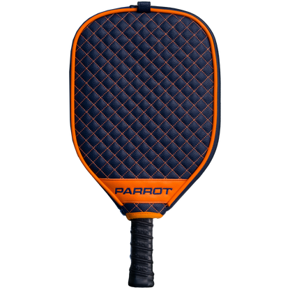 Syracuse Orange quilted pickleball paddle cover back view