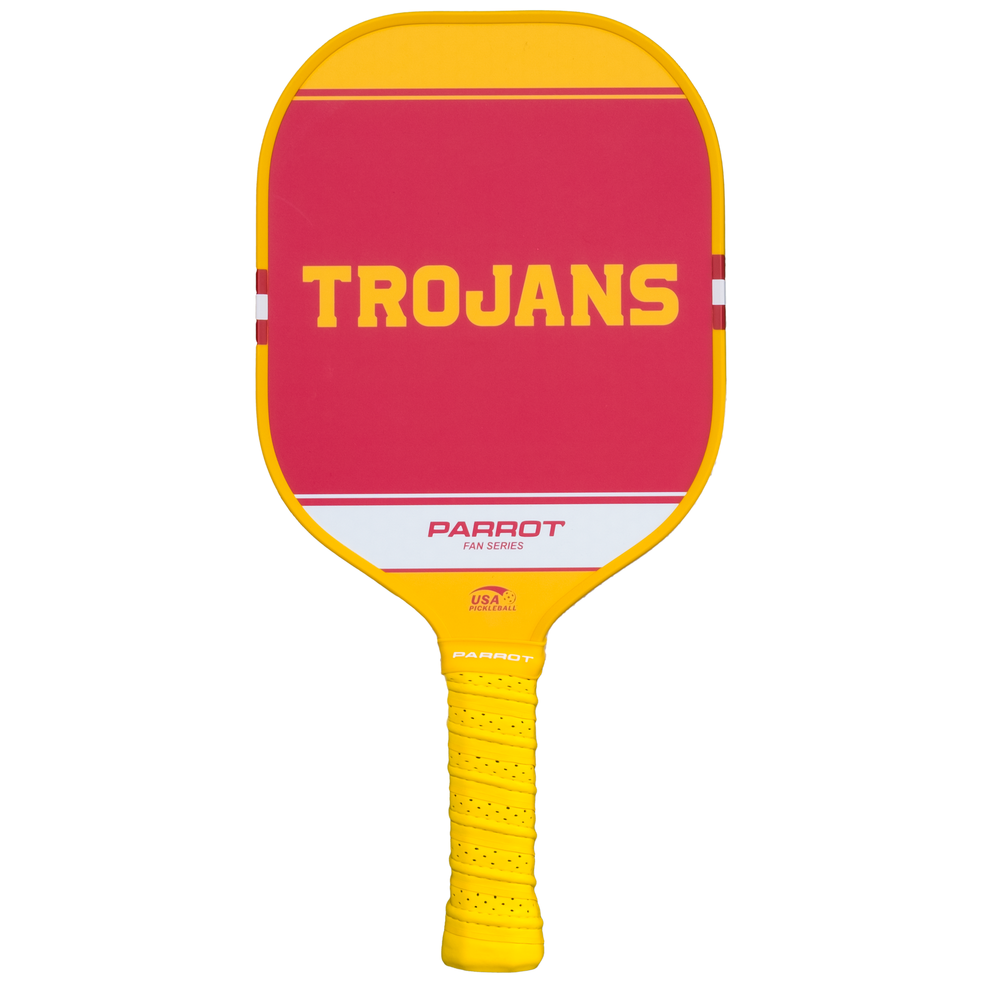 USC Trojans Sport Plus pickleball paddle back view