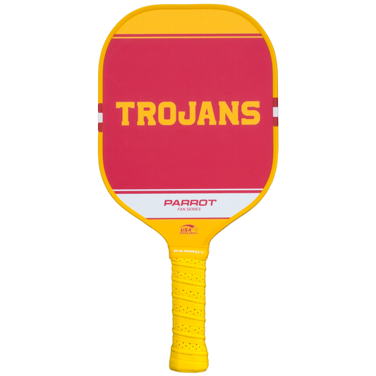 USC Trojans Sport Plus pickleball paddle back view