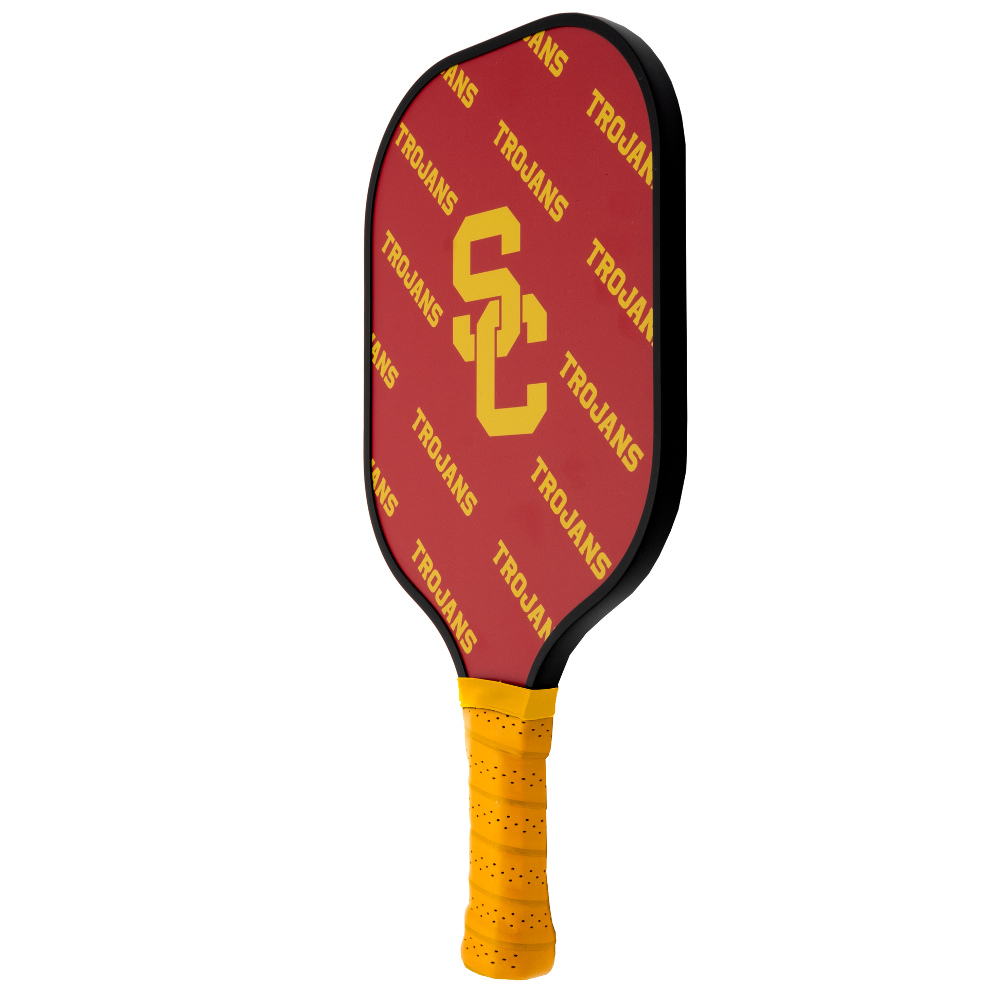 USC Trojans pickleball paddle back view