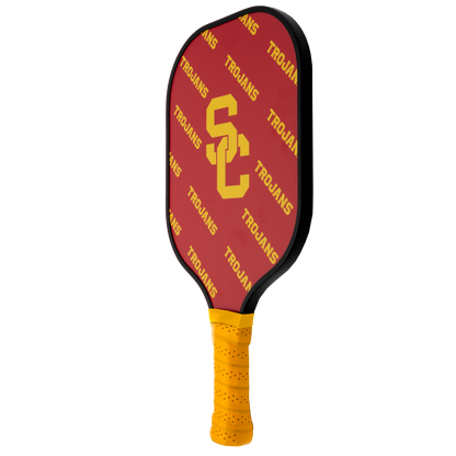 USC Trojans pickleball paddle back view