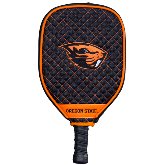 Oregon State Beavers quilted pickleball paddle cover