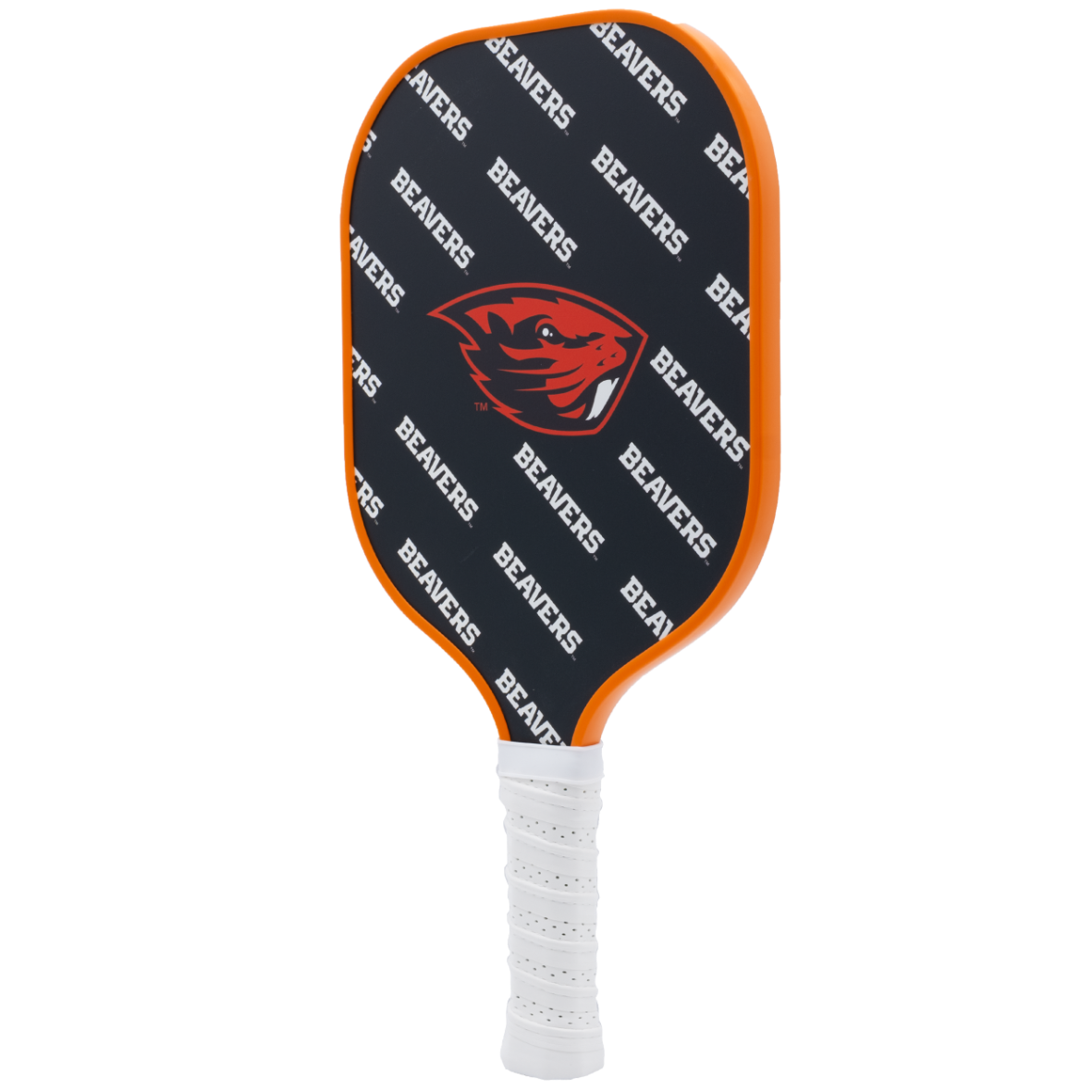 Oregon State Beavers pickleball paddle back view