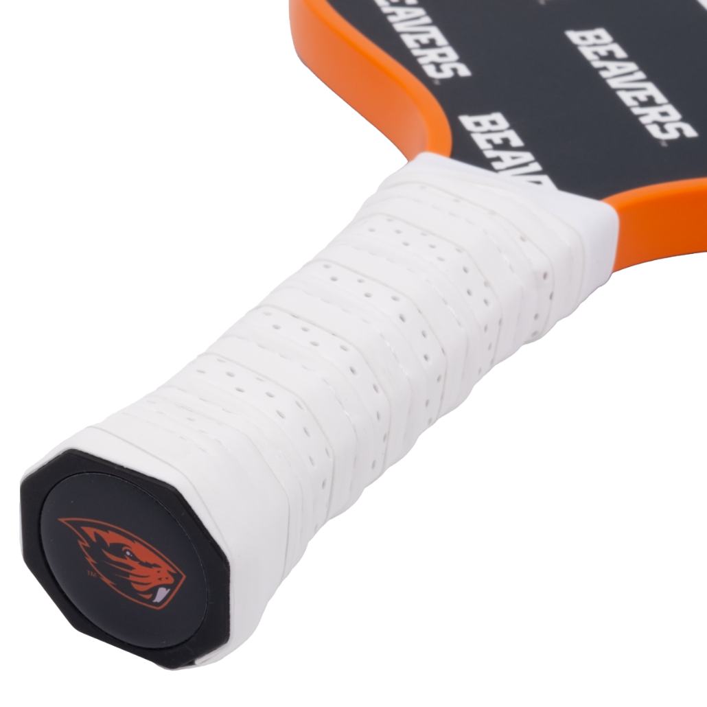 Oregon State Beavers pickleball paddle handle logo