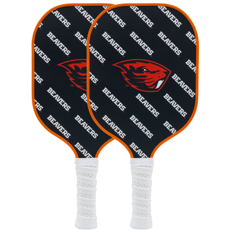 Oregon State Beavers pickleball paddle set