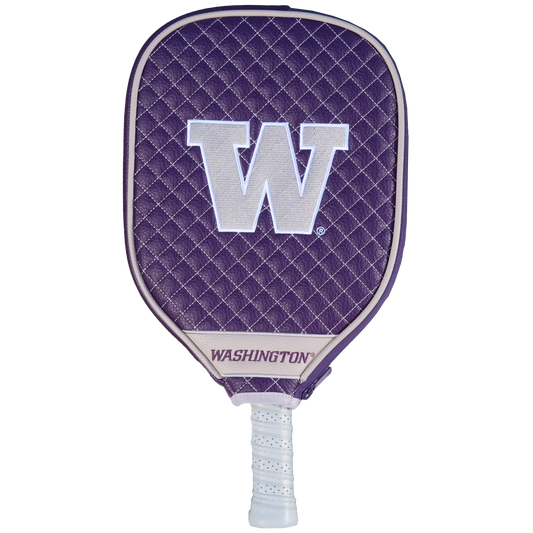 Washington Huskies quilted pickleball paddle cover