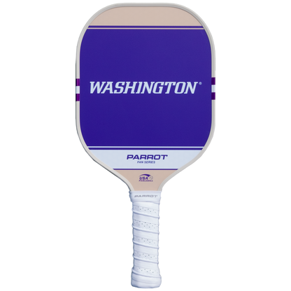 Washington Huskies Sport Plus pickleball paddle back view