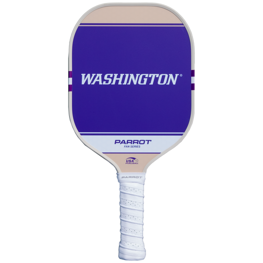 Washington Huskies Sport Plus pickleball paddle back view