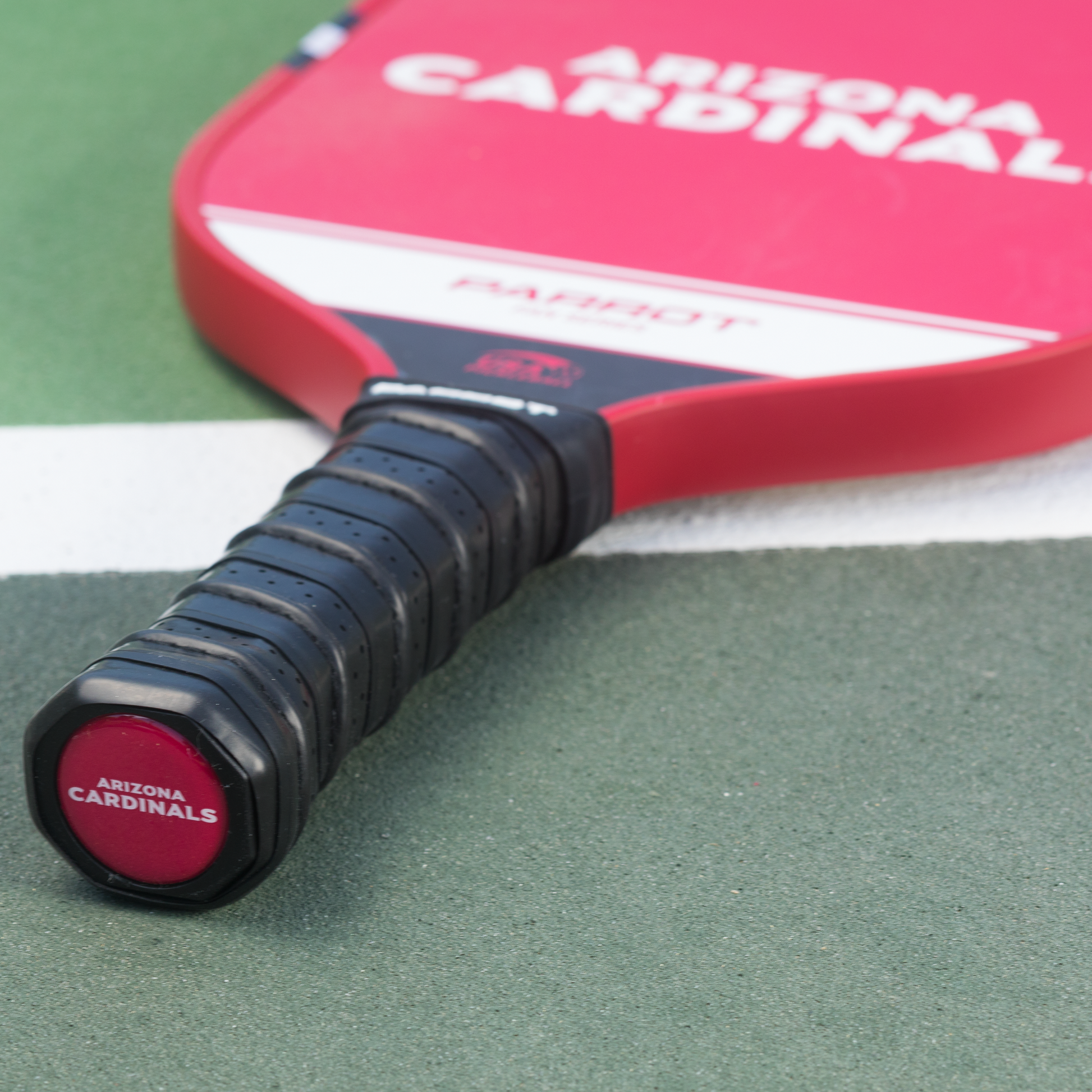 Arizona Cardinals Sport Plus pickleball paddle on the court