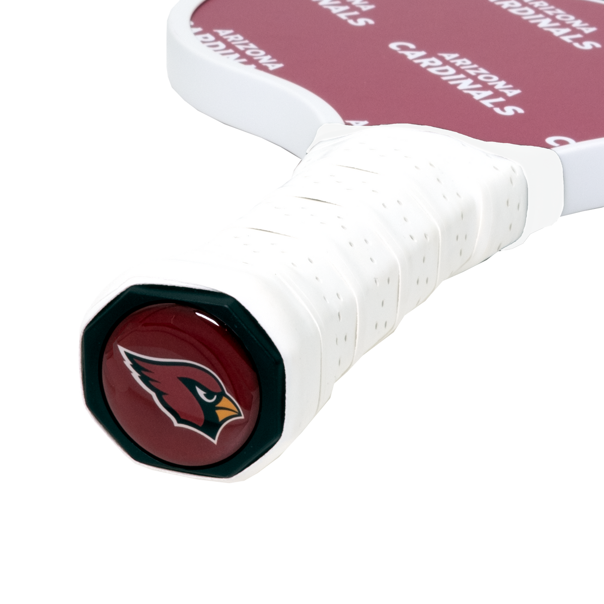 Arizona Cardinals pickleball paddle handle logo