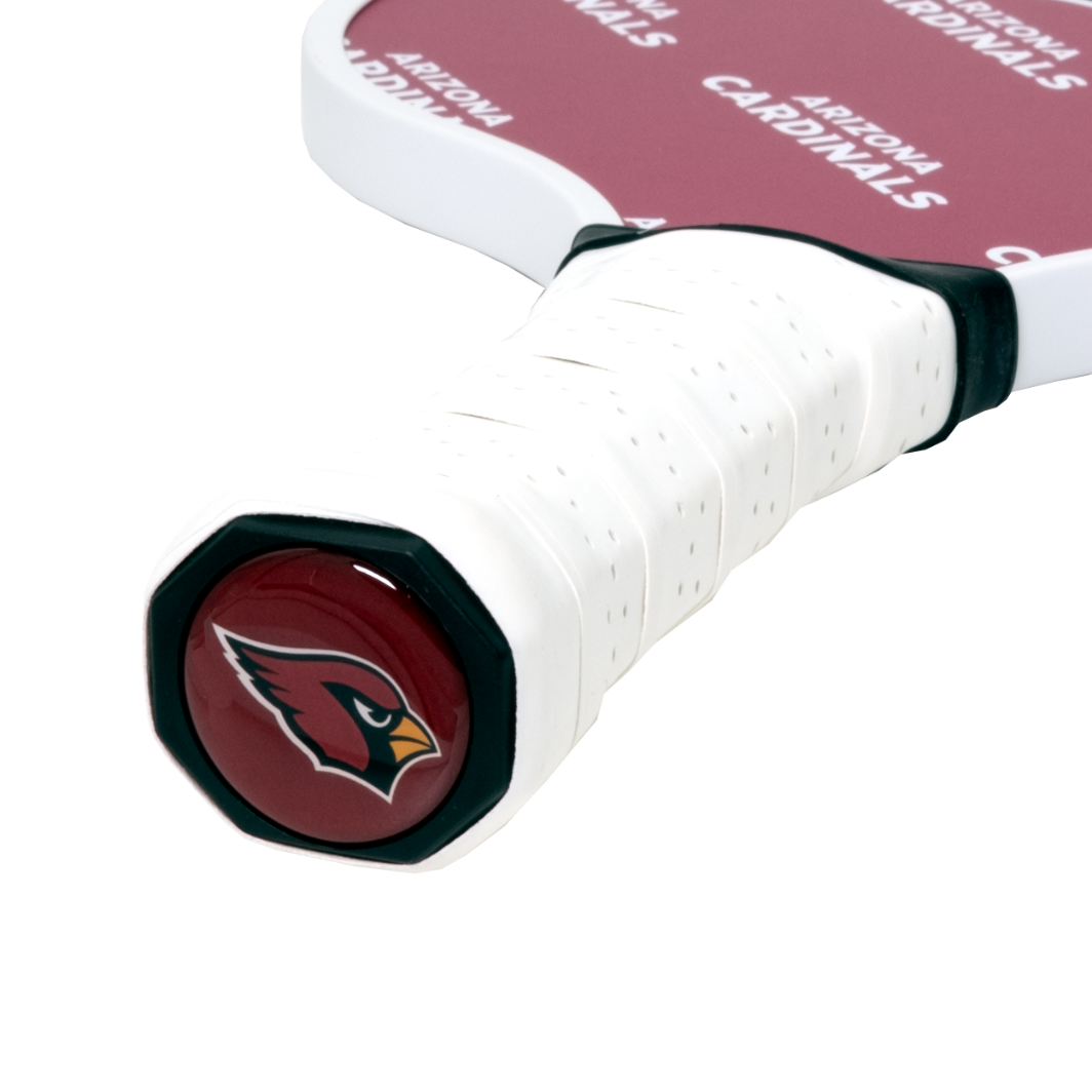 Arizona Cardinals pickleball paddle handle logo