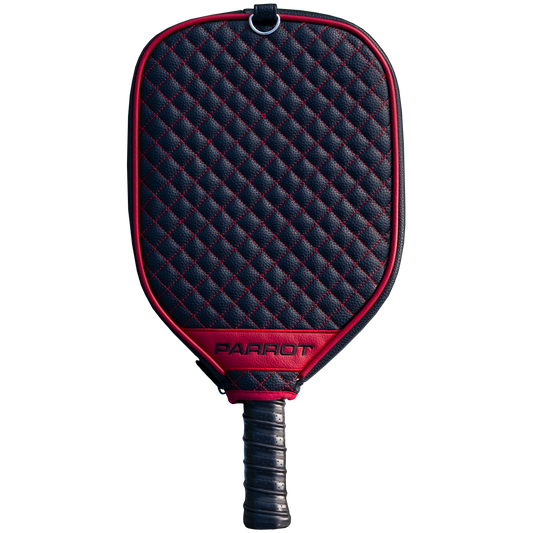 Atlanta Falcons quilted pickleball paddle cover back view