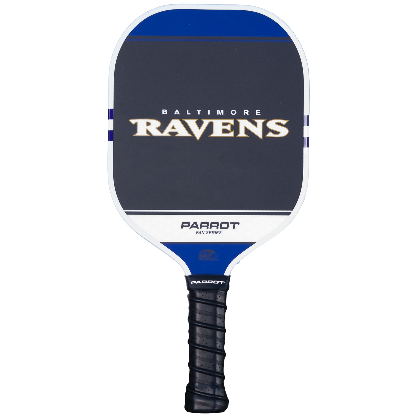 Baltimore Ravens Sport Plus pickleball paddle back view