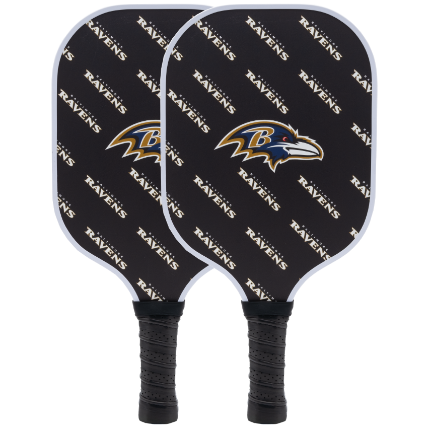 Baltimore Ravens pickleball paddle set