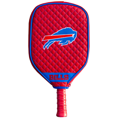Buffalo Bills Red quilted pickleball paddle cover