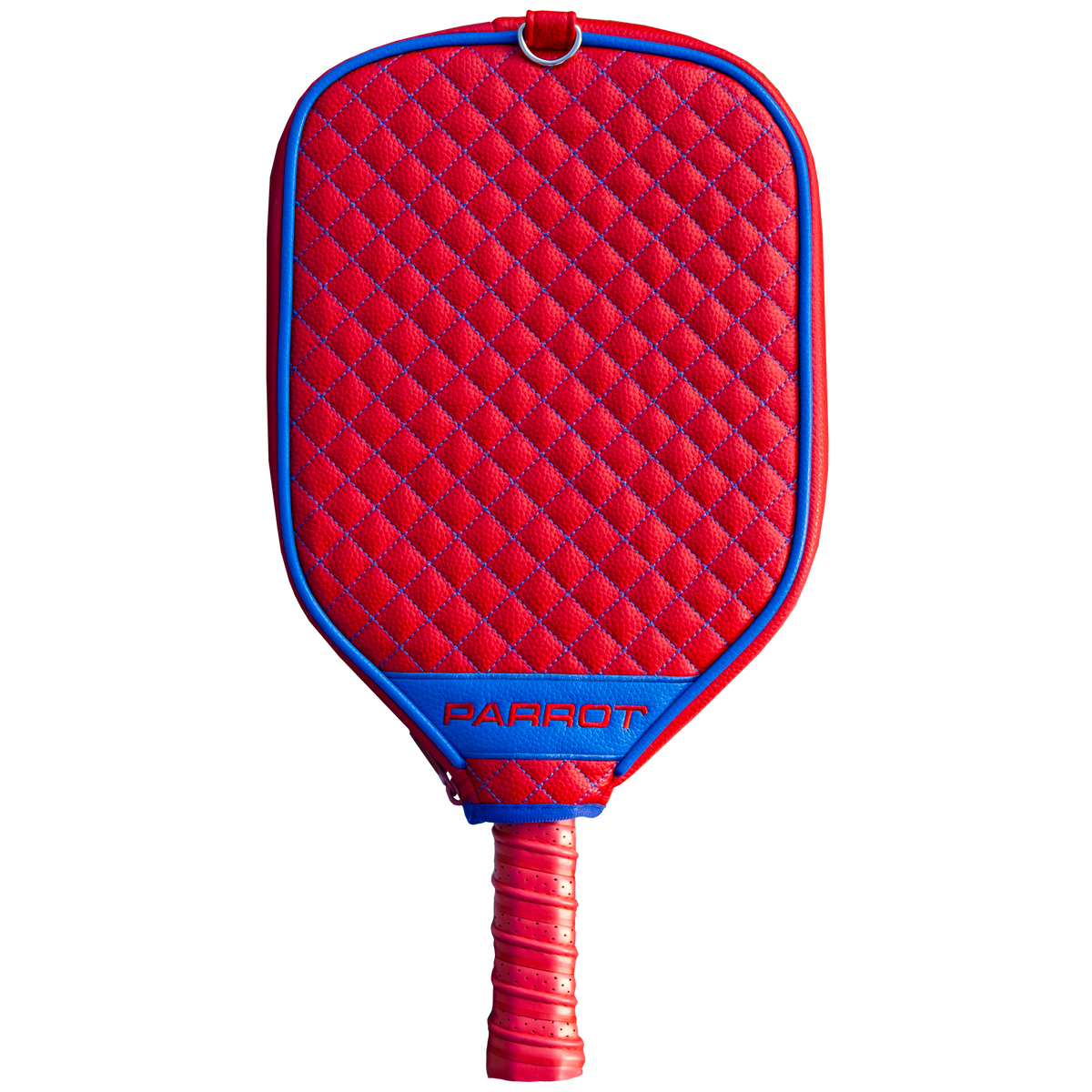 Buffalo Bills Red quilted pickleball paddle cover back view