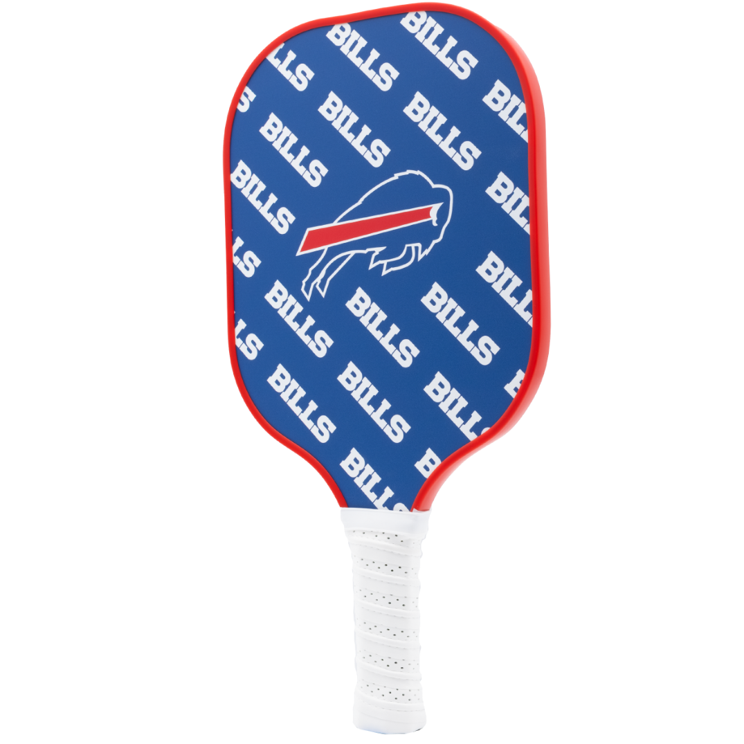 Buffalo Bills pickleball paddle back view