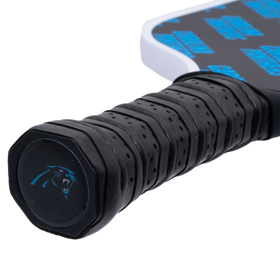 Carolina Panthers pickleball paddle handle logo