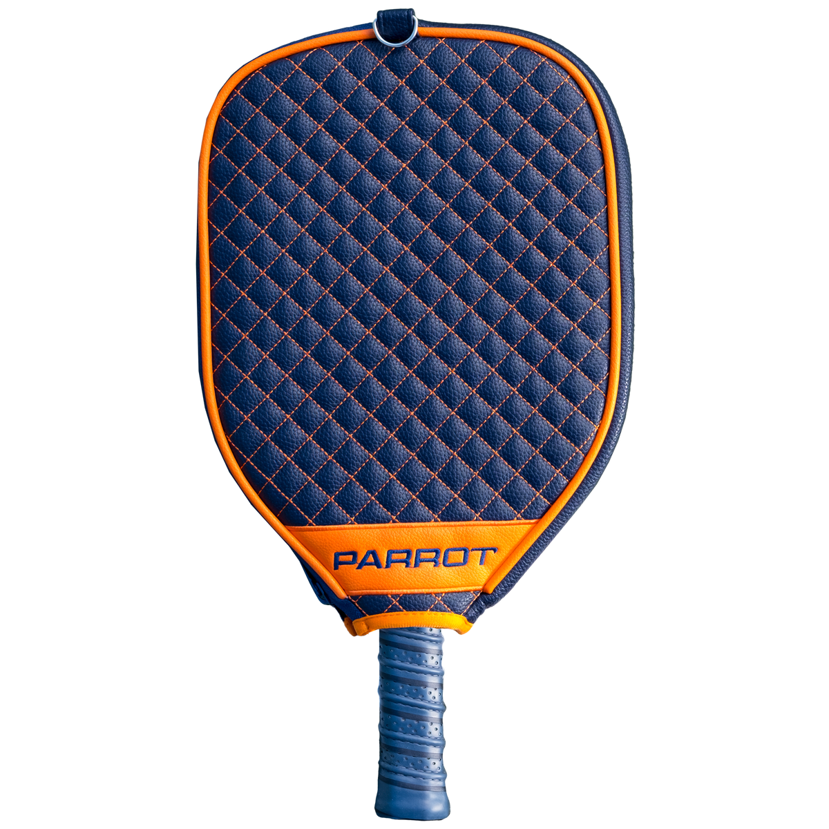 Chicago Bears Navy quilted pickleball paddle cover back view
